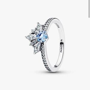 Authentic Pandora Disney Frozen Queen Elsa Tiara Ring